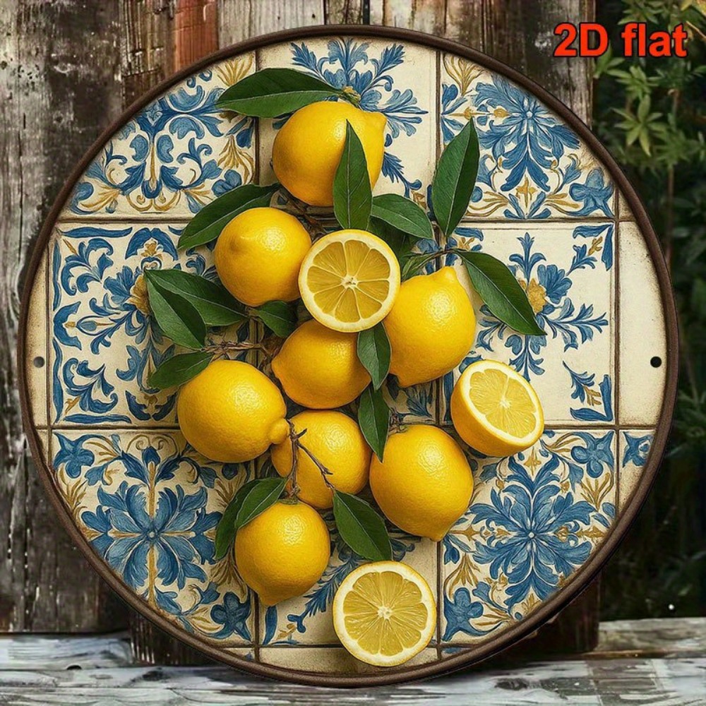 Home Decor Kolkata - CIFBUY Retro French Lemon Fruit Round
