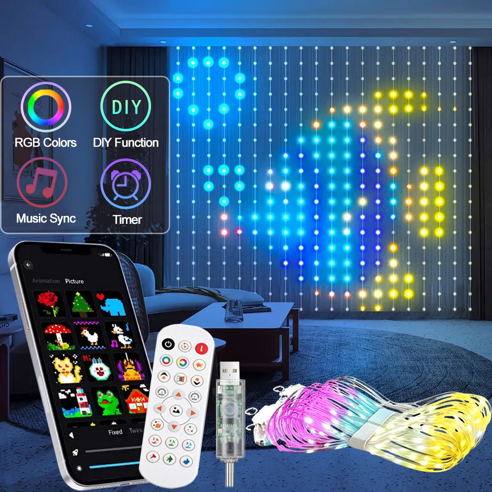 Home Decor App - Smart LED Curtain Light APP Control