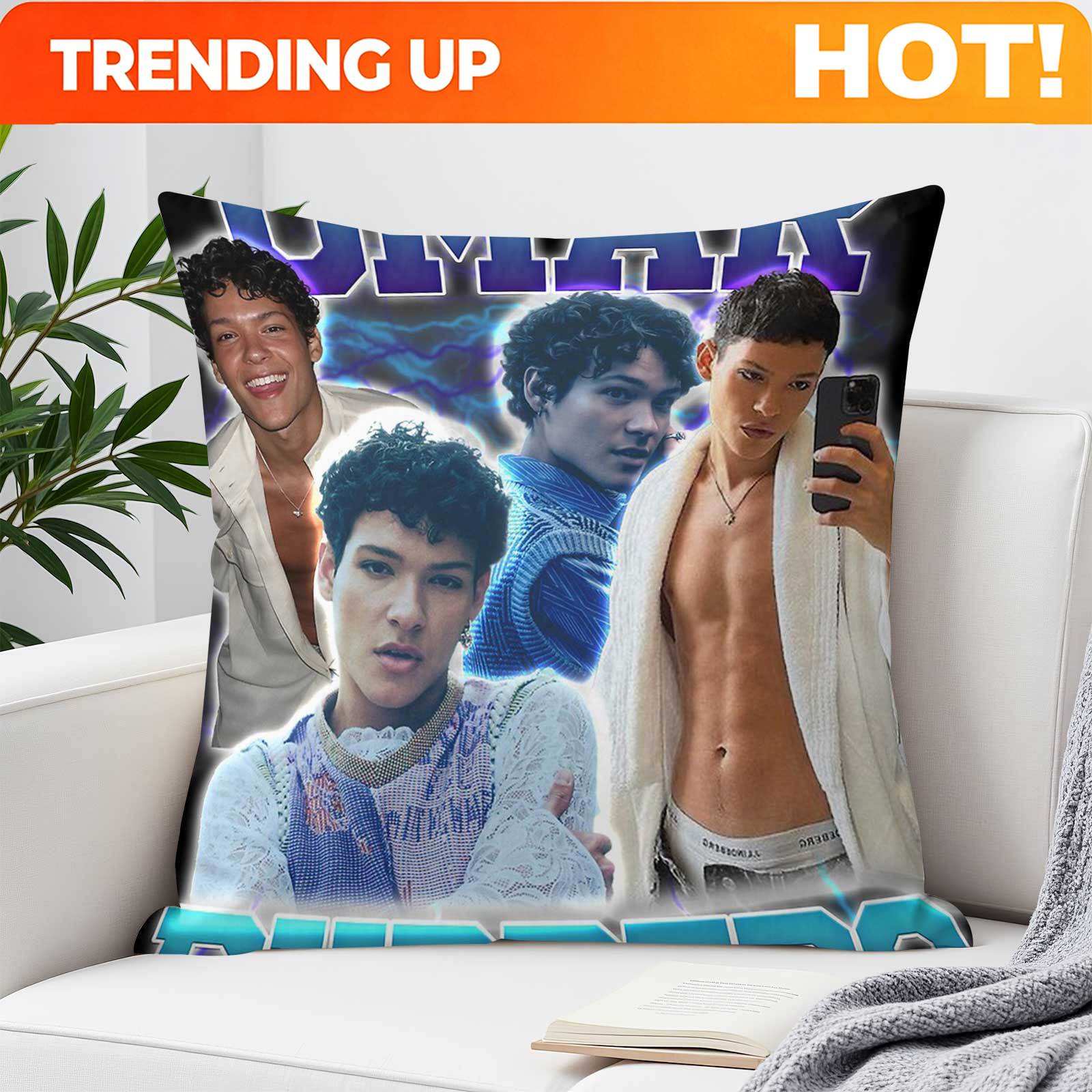 Decorative Throw Pillow - Customize 1pc Omar Rudberg Singer Y2K