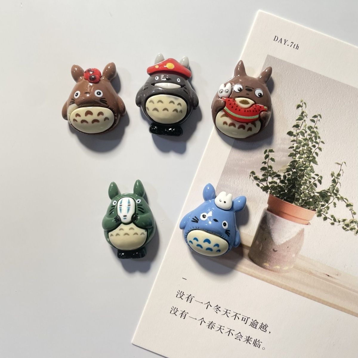 Home Decor Kolkata - Totoro Anime Resin Fridge Magnet Cute