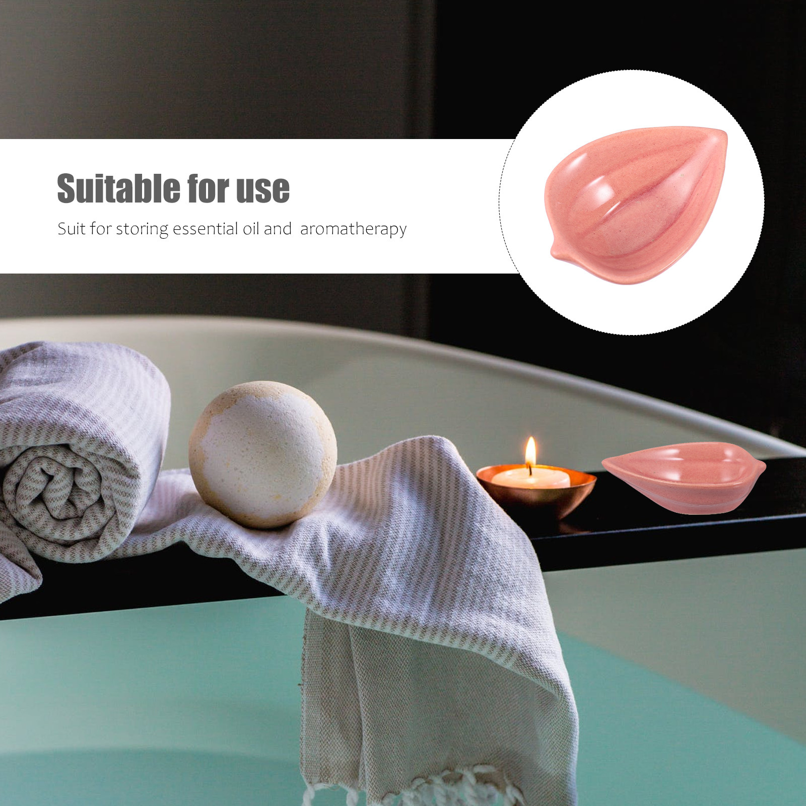 2Pcs Ceramic Essential Oil Pla - Home Decor Essentials 评论和价格
