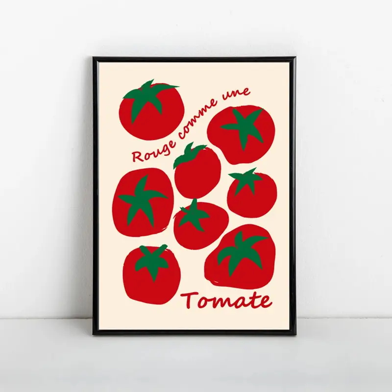 Modern Colorful Red Tomatoes W - Home Decor Kolkata 评论和价格