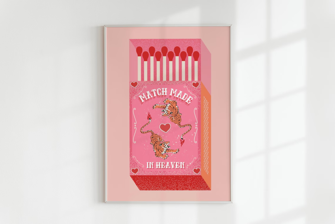 Match Made In Heaven Pink Matc - Home Decor Kolkata 评论和价格