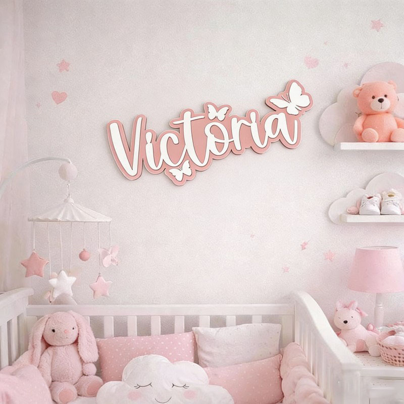 1Pc Custom Cartoon Butterfly N - Home Decor For Birthday 评论和价格