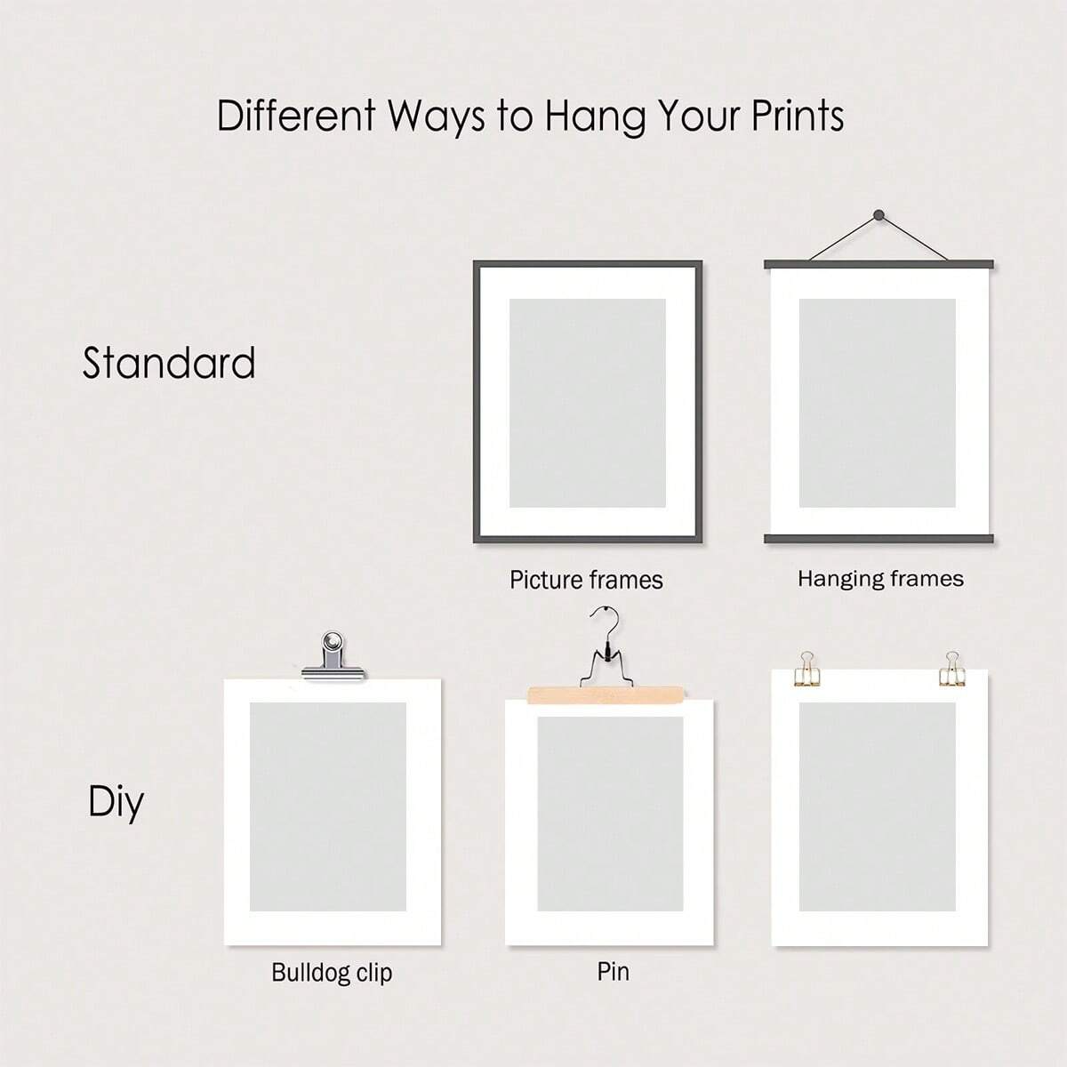 4/5/6pcs Custom Canvas Printin - Home Decor Aesthetic Pinterest 评论和价格