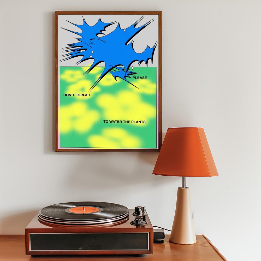 Japandi style GOOD OMEN Poster - Home Decor Japandi Style 评论和价格