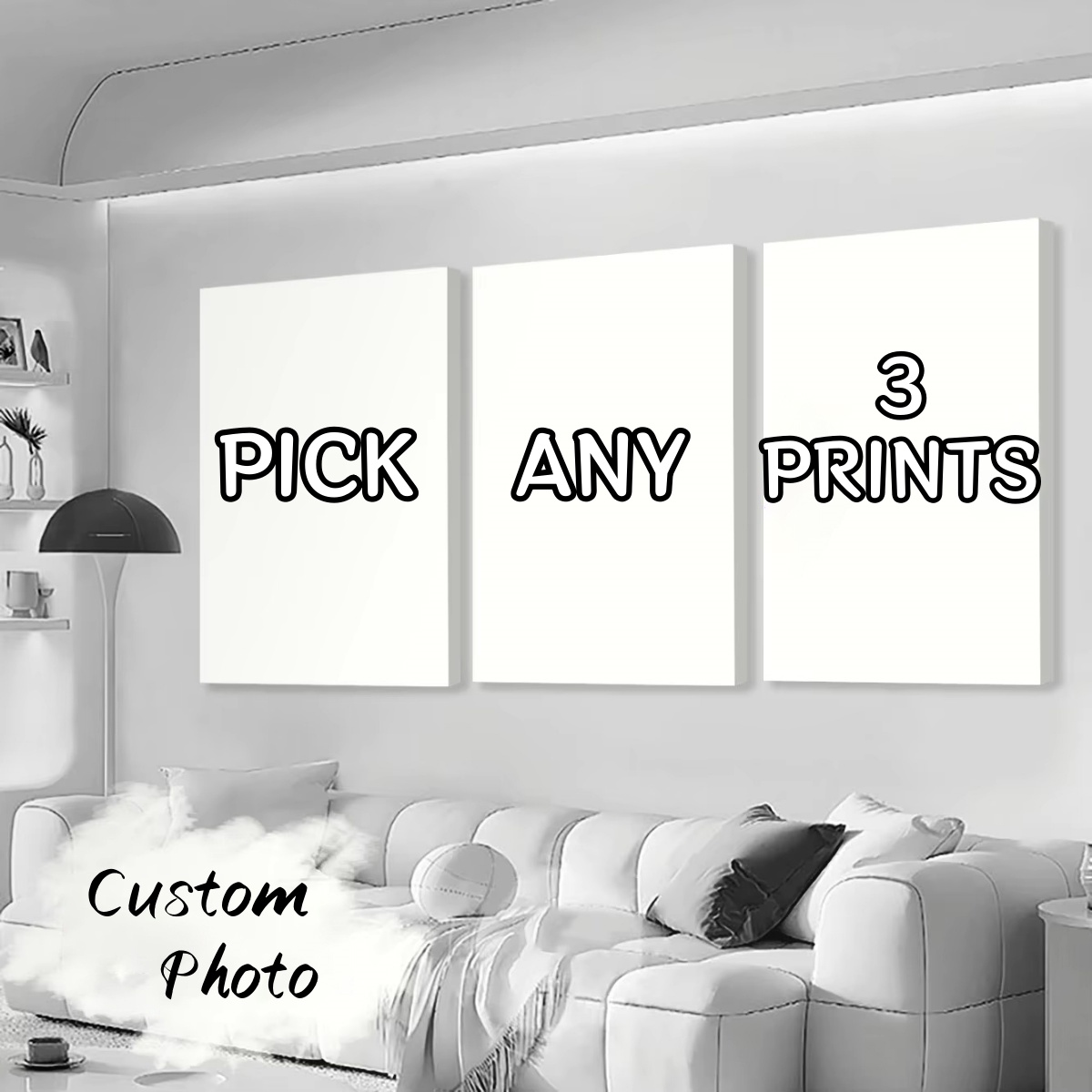 3/4/5pcs Custom Canvas Printin - Home Decor Aesthetic Pinterest 评论和价格