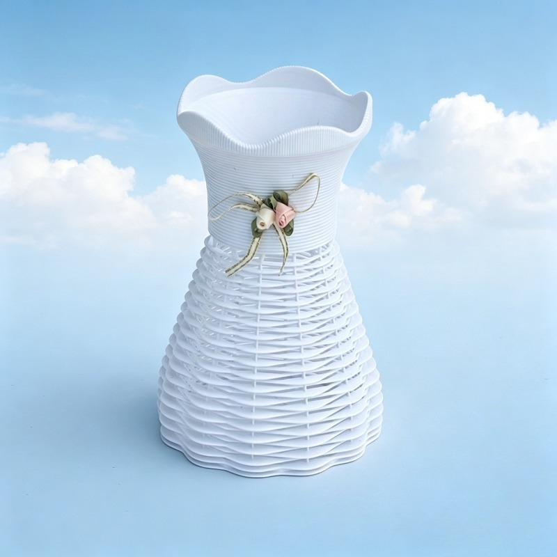 2pcs White plastic vase orname - Home Decor Aesthetic Pinterest 评论和价格