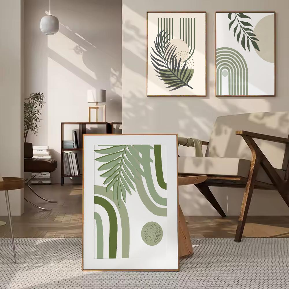 Sage Green HD Wall Art Poster  - Home Decor Japandi Style 评论和价格