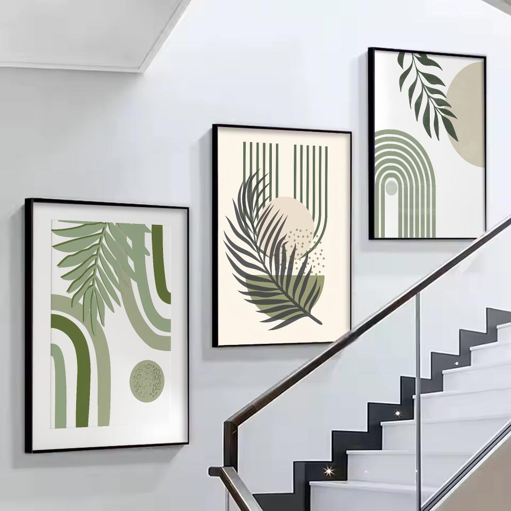Sage Green HD Wall Art Poster  - Home Decor Japandi Style 评论和价格