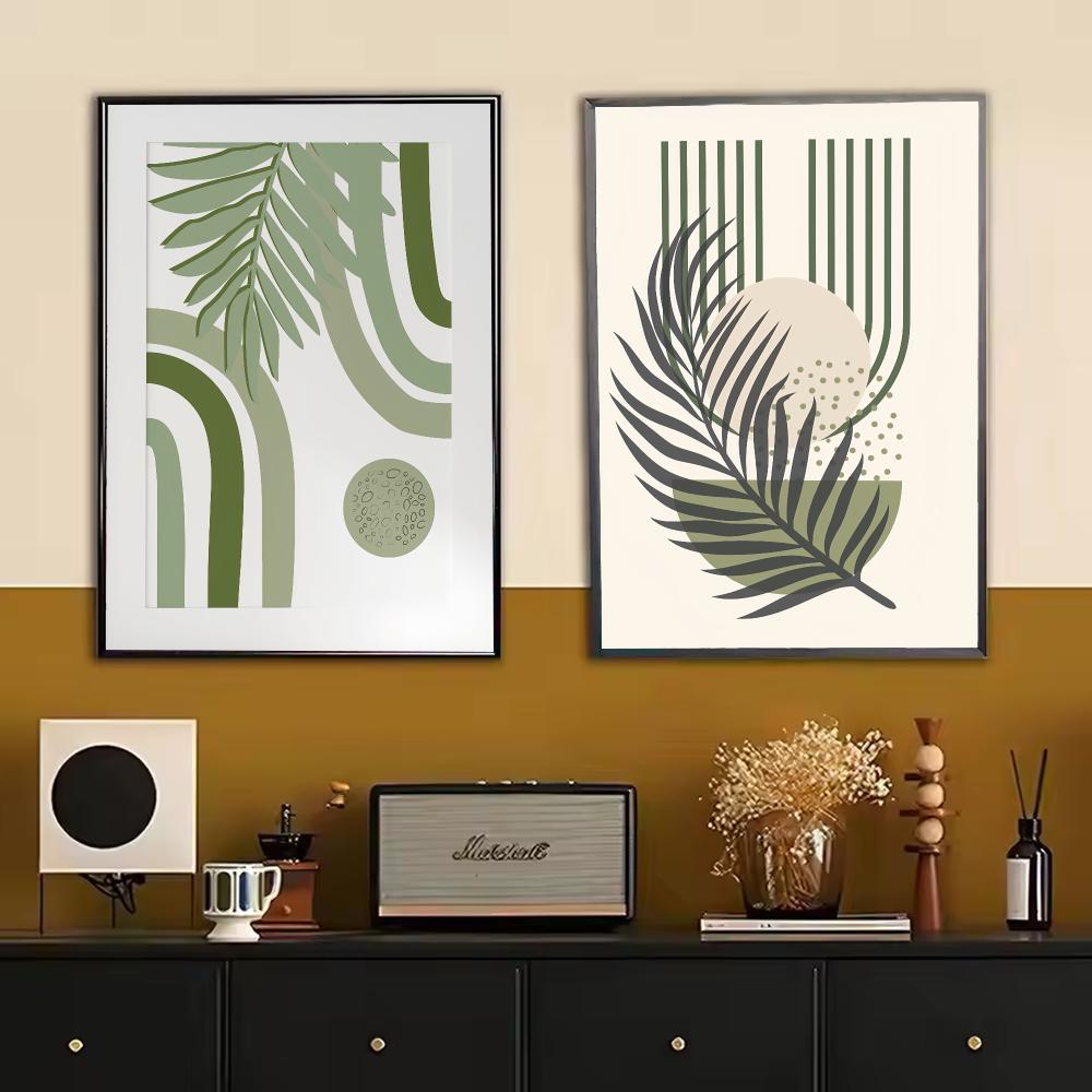 Sage Green HD Wall Art Poster  - Home Decor Japandi Style 评论和价格