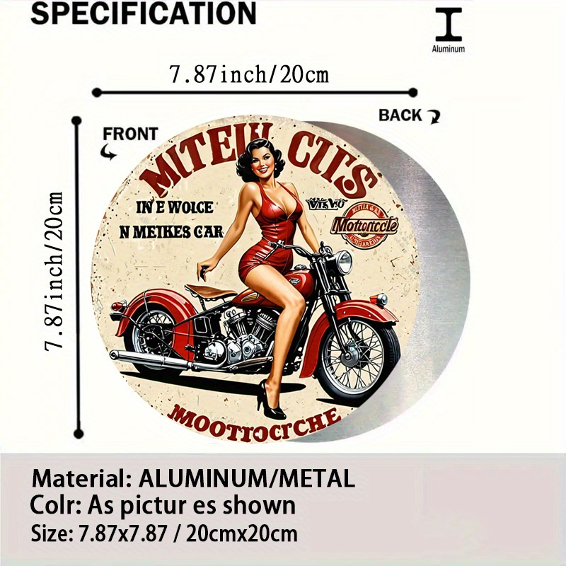 Vintage Motorcycle Aluminum Wa - Home Decor Trends 评论和价格
