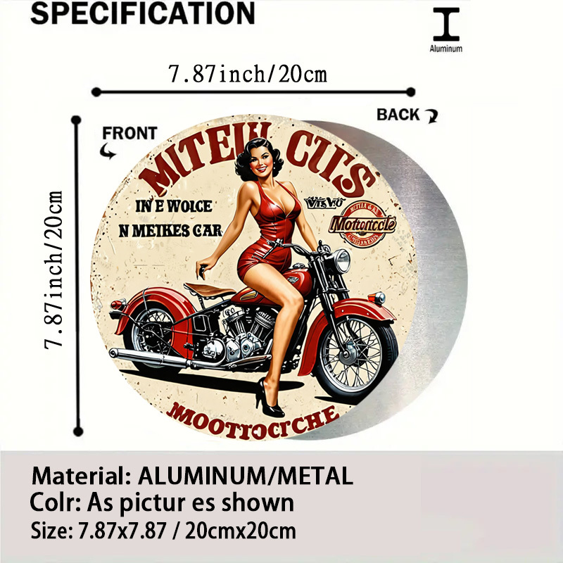 Vintage Motorcycle Aluminum Wa - Home Decor Trends 评论和价格