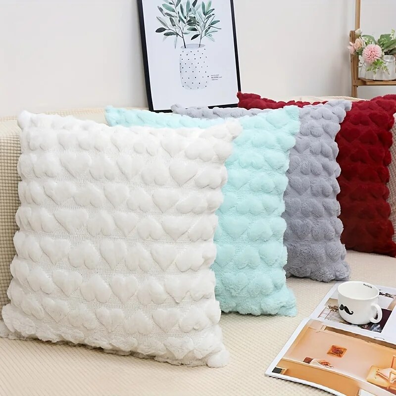 Modern Solid Color Love Plush  - Home Decor Aesthetic Pinterest 评论和价格