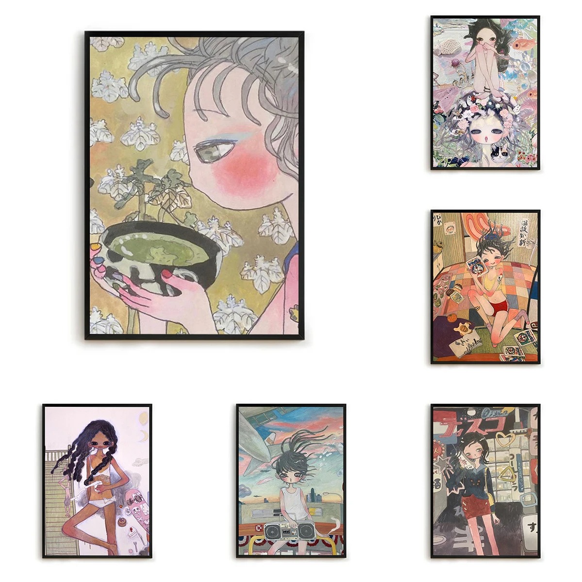 Aya Takano Decorative Prints W - Home Decor Aesthetic Pinterest 评论和价格