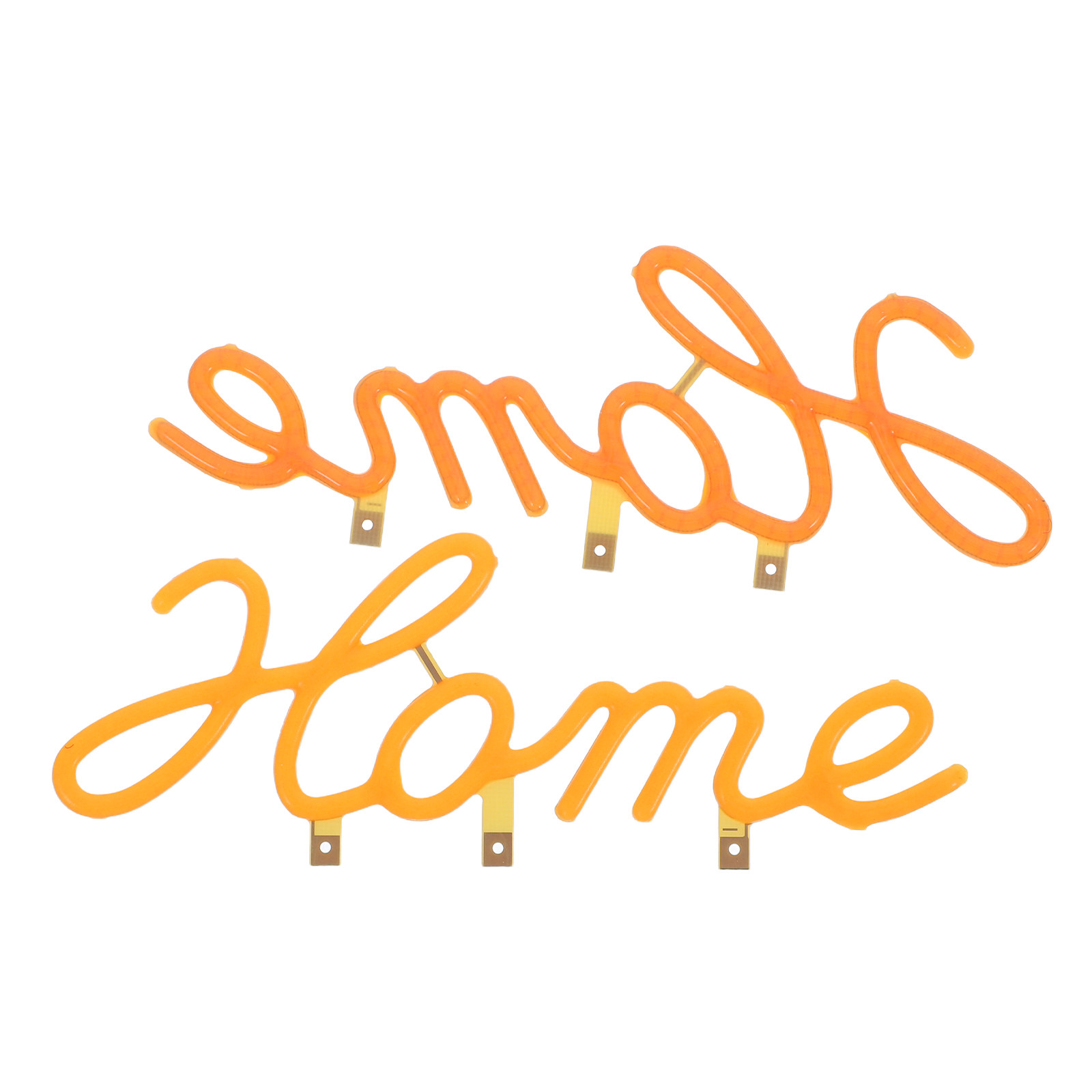 2Pcs Creative Letter Home Ligh - Home Decor Yellow 评论和价格