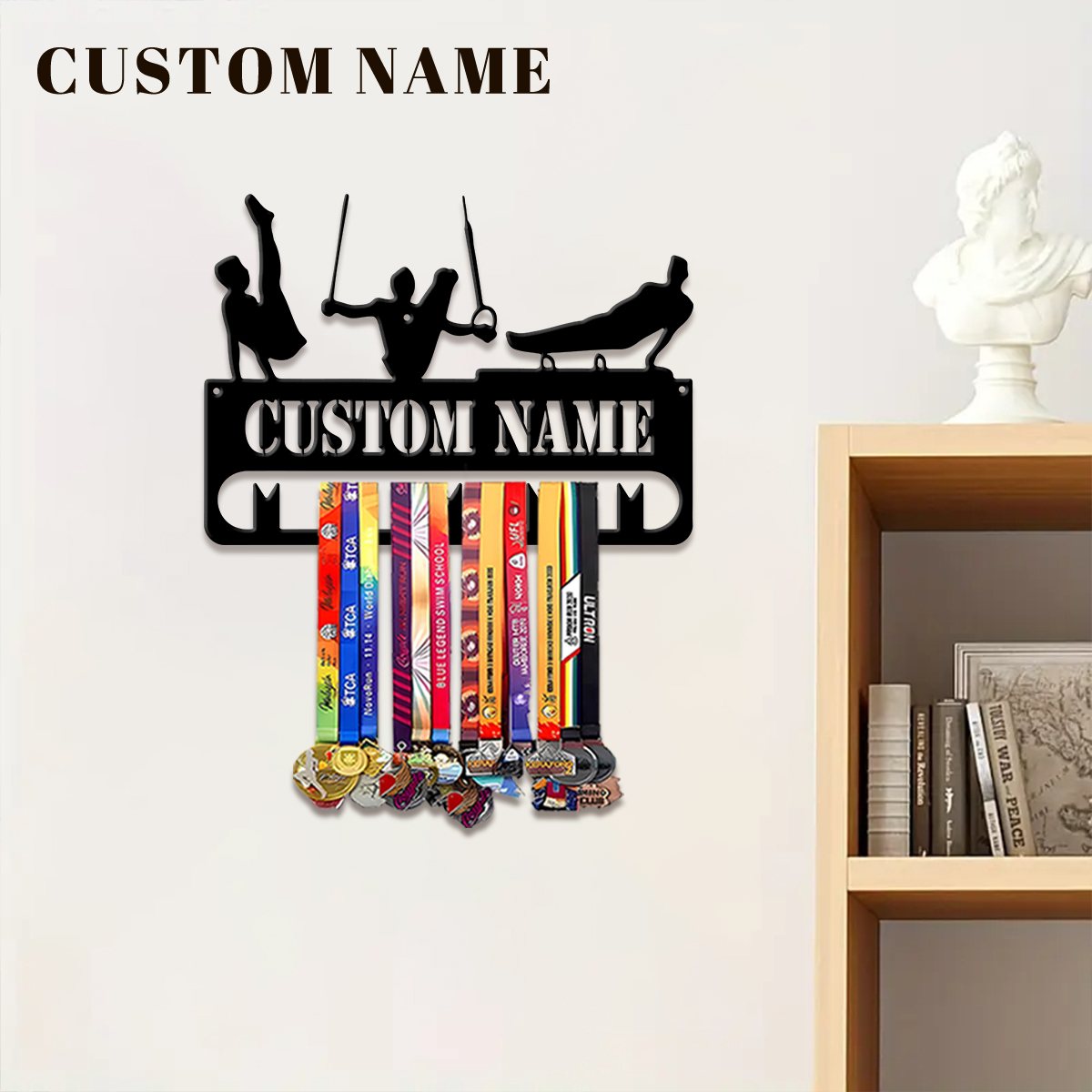 1pc Custom Fitness Metal Medal - Home Decor For Birthday 评论和价格