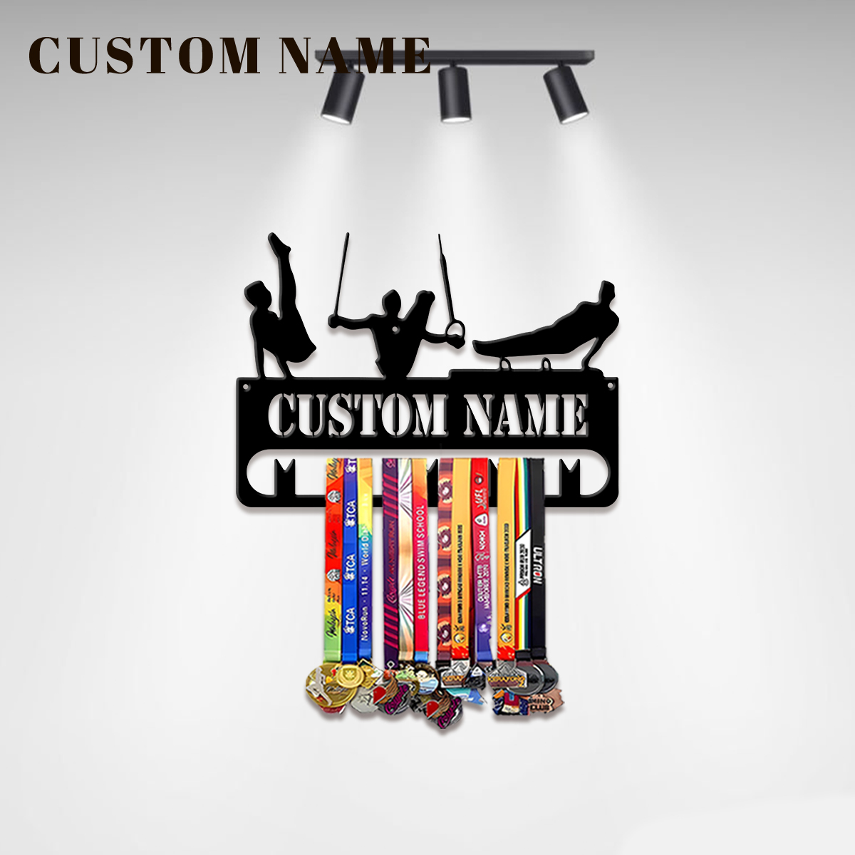 1pc Custom Fitness Metal Medal - Home Decor For Birthday 评论和价格