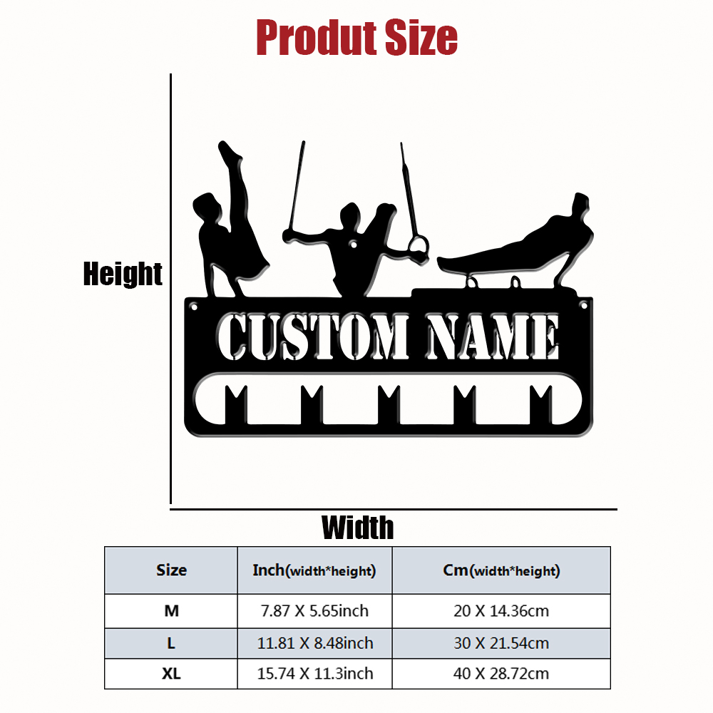 1pc Custom Fitness Metal Medal - Home Decor For Birthday 评论和价格