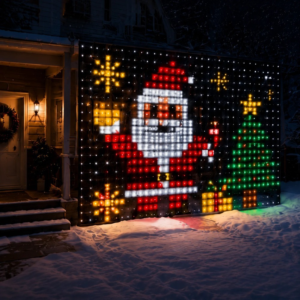 LED Pixel Curtain Lights Bluet - Home Decor App 评论和价格