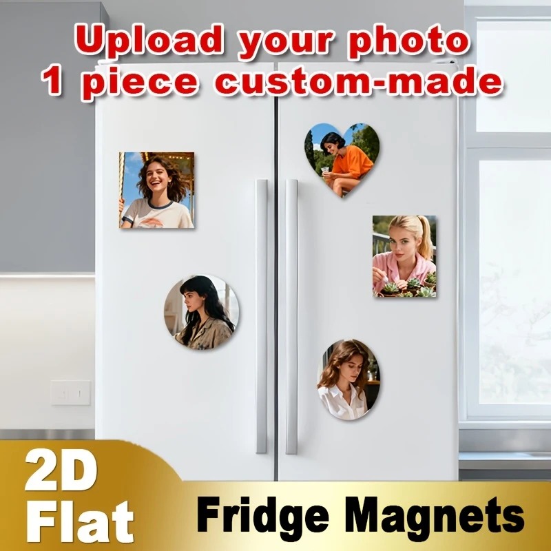 Custom Photo Fridge Magnet 2D  - Home Decor For Birthday 评论和价格