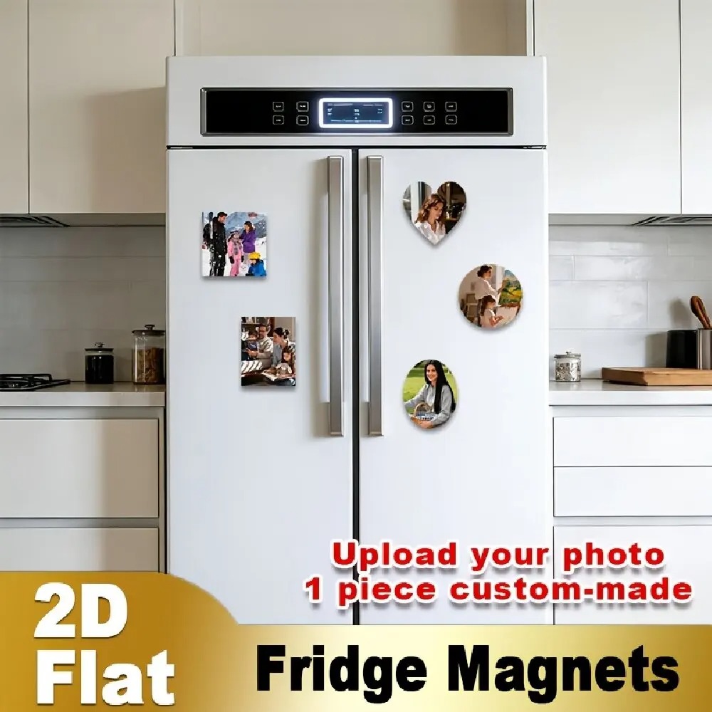 Custom Photo Fridge Magnet 2D  - Home Decor For Birthday 评论和价格
