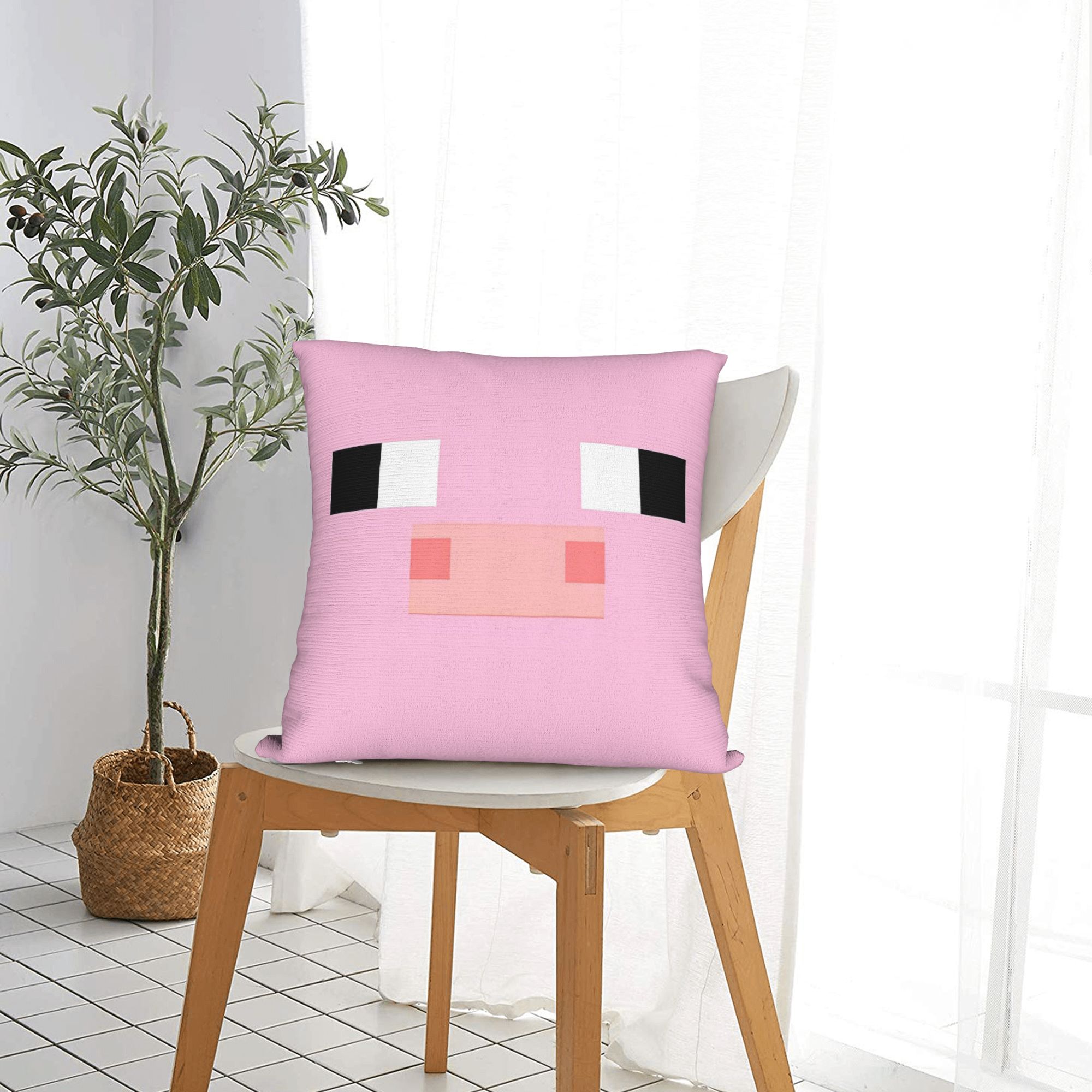 Creepers Pixel Game 90s Square - Decorative Throw Pillow 评论和价格