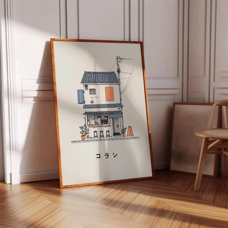1pc Japanese Ramen Shop Canvas - Home Decor Aesthetic Pinterest 评论和价格