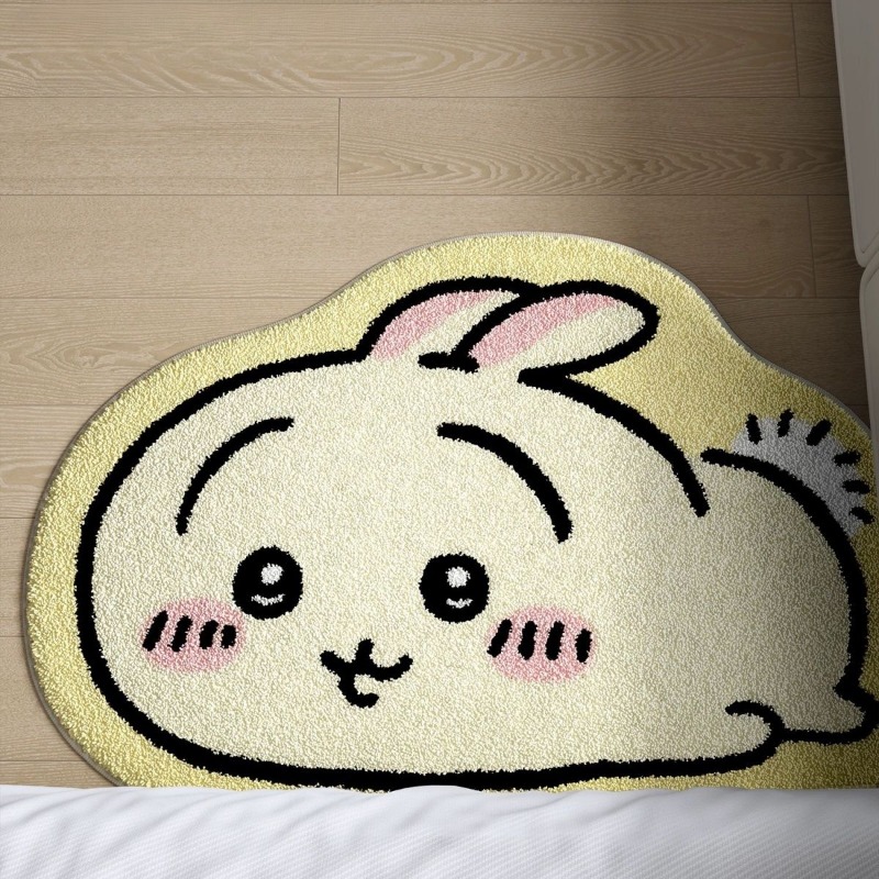 -Chiikawa！！！ Cartoon Rug Anime - Decorative Throw Pillow 评论和价格