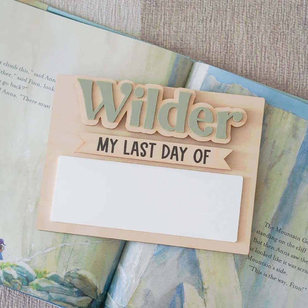 1Pc Custom First and Last Day  - Home Decor For Birthday 评论和价格