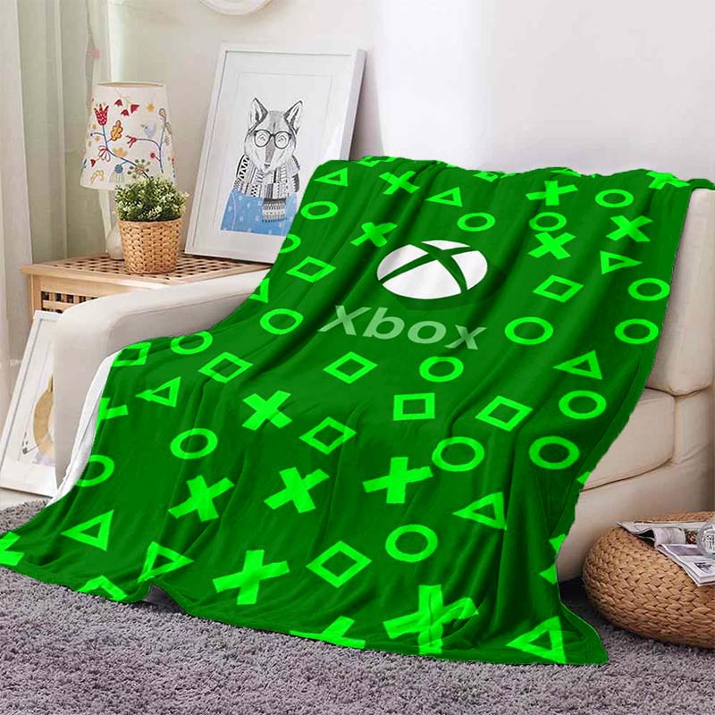 Xbox Game Logo Print Flannel B - Home Decor Xbox Games 评论和价格