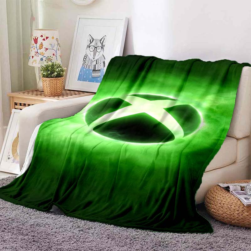 Xbox Game Logo Print Flannel B - Home Decor Xbox Games 评论和价格