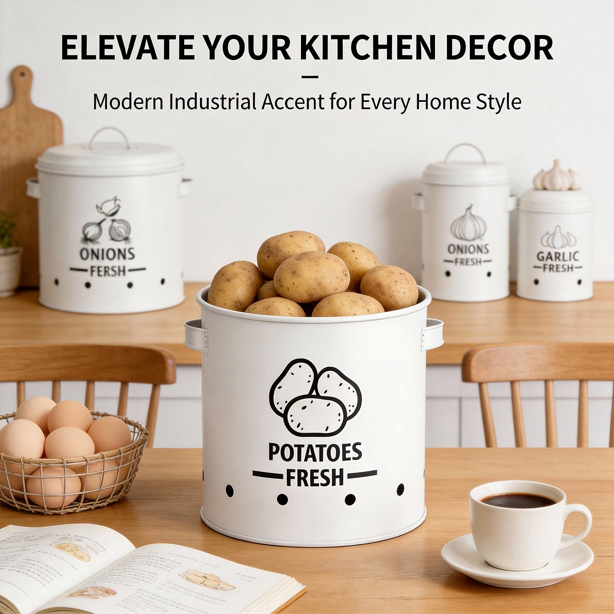 Potato Onion Garlic Storage Bi - Home Decor Kolkata 评论和价格