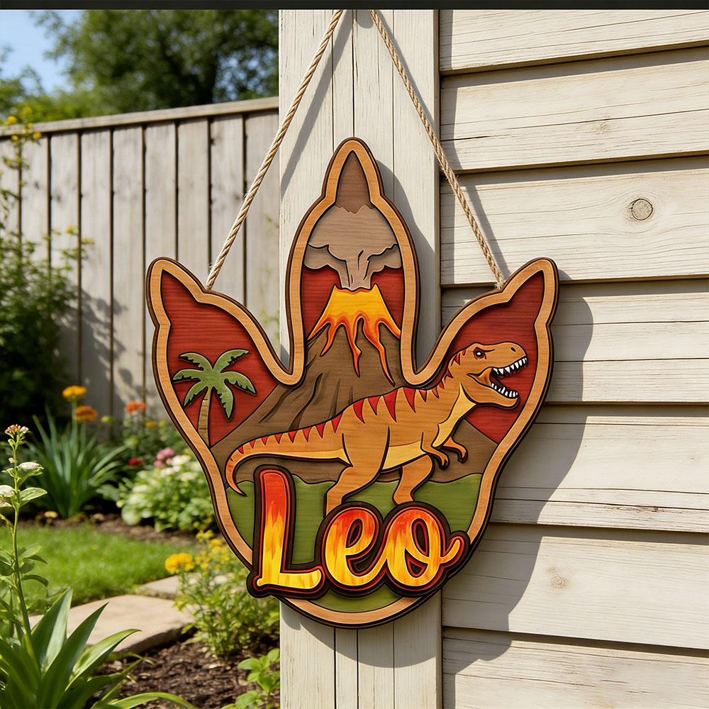 Personalized 3D T-Rex Dinosaur - Home Decor Zone 评论和价格