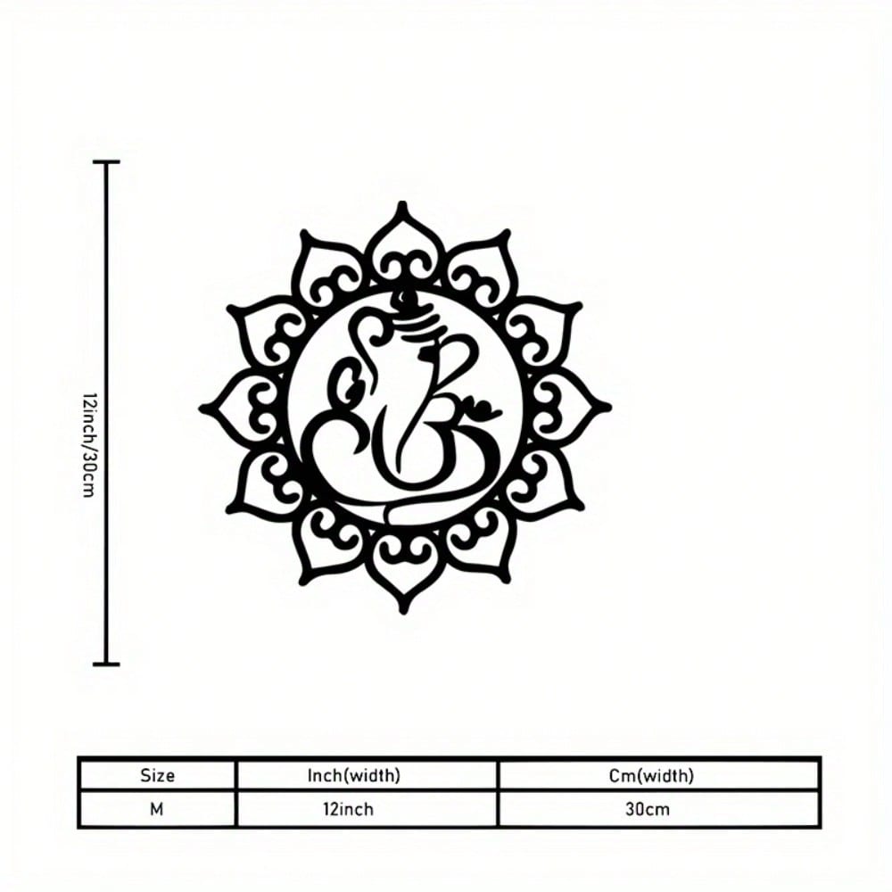 CIFBUY Metal Wall Art Black Wr - Home Decor Yoga 评论和价格