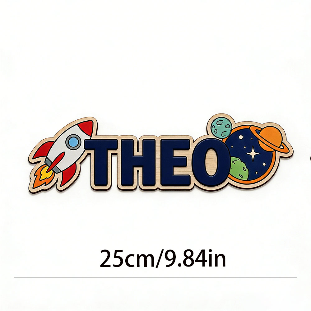 Personalized Space Rocket Name - Home Decor Zone 评论和价格