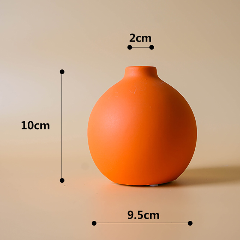 Nordic Ceramic Vase  Solid Col - Home Decor Aesthetic Pinterest 评论和价格