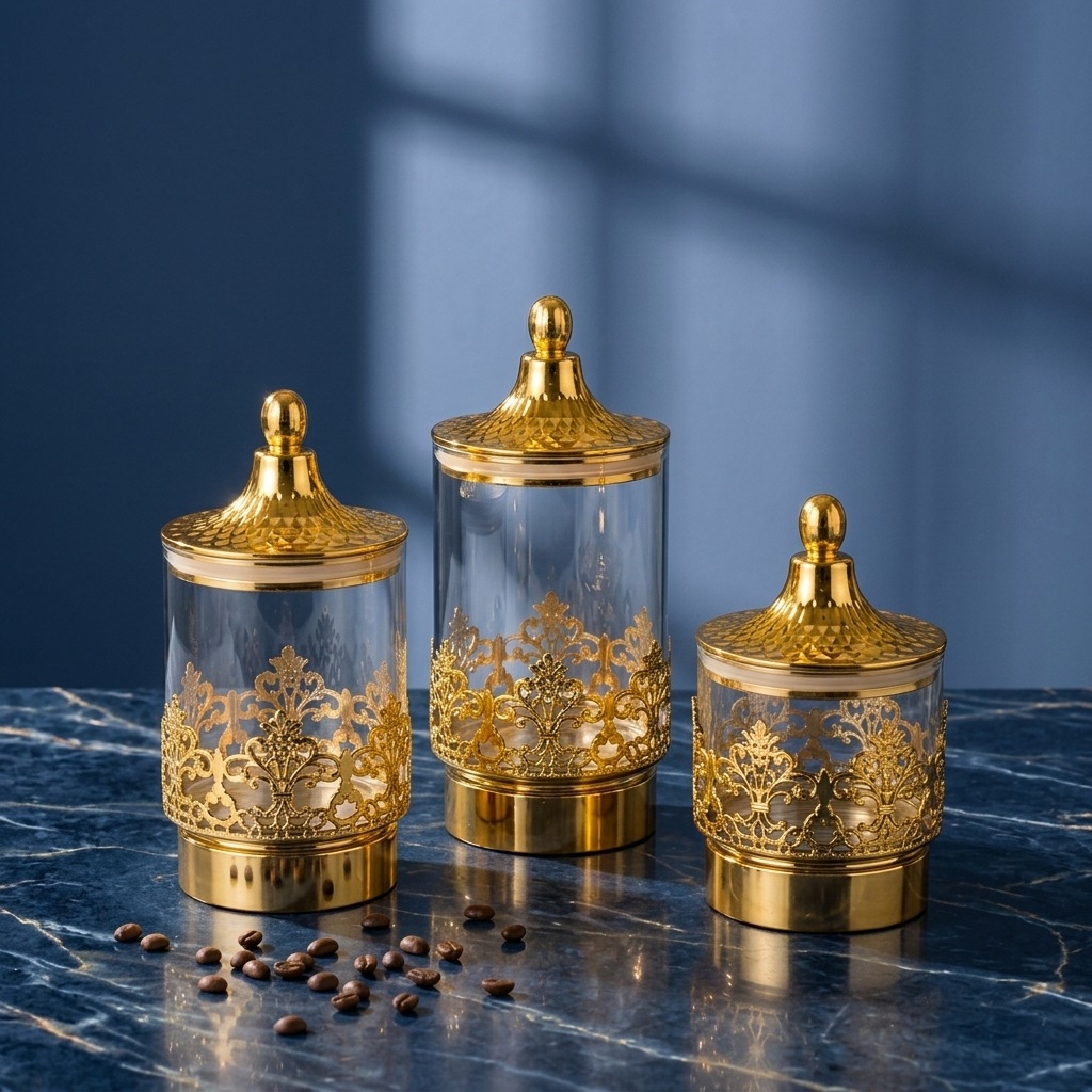 European Transparent Gold-plat - Home Decor Kolkata 评论和价格