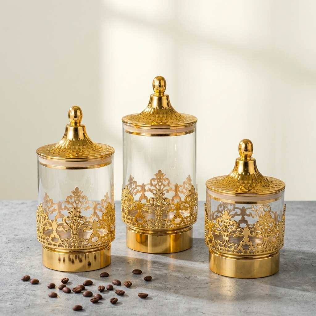 European Transparent Gold-plat - Home Decor Kolkata 评论和价格