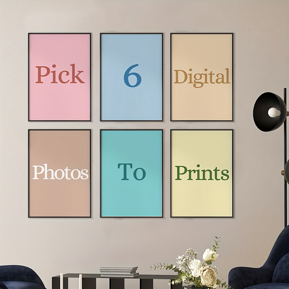 6pcs/set Personalized Custom C - Home Decor Foto 评论和价格