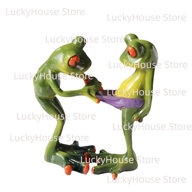 Yoga Frog Resin Figurine Ornam - Home Decor Yoga 评论和价格