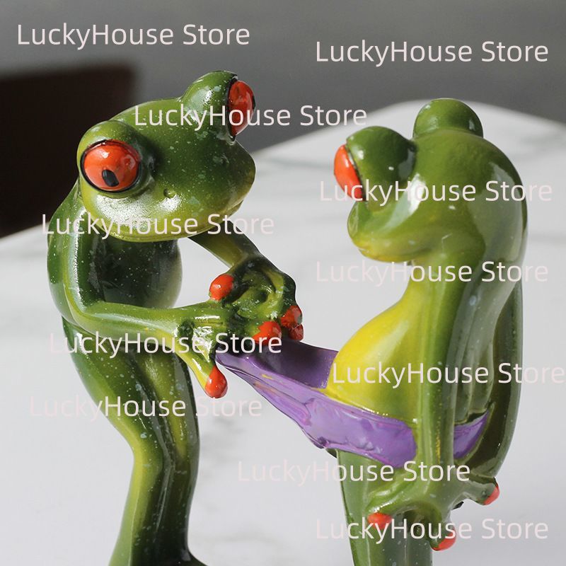 Yoga Frog Resin Figurine Ornam - Home Decor Yoga 评论和价格
