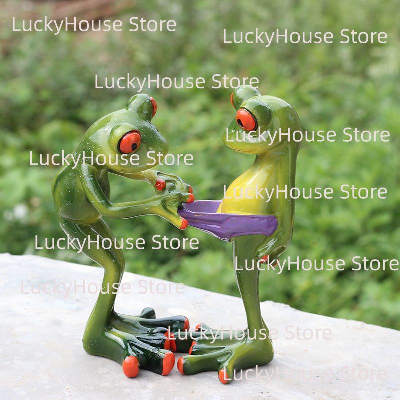 Yoga Frog Resin Figurine Ornam - Home Decor Yoga 评论和价格