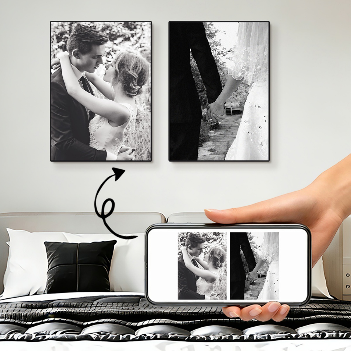 2/3/4/5/6pcs Custom Canvas Pri - Home Decor Aesthetic Pinterest 评论和价格