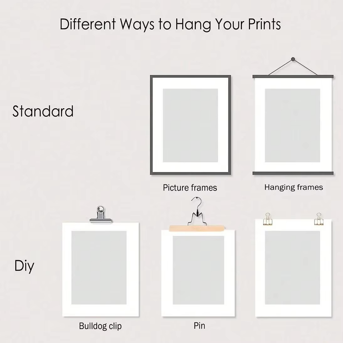6pcs/set Custom Canvas Printin - Home Decor Foto 评论和价格