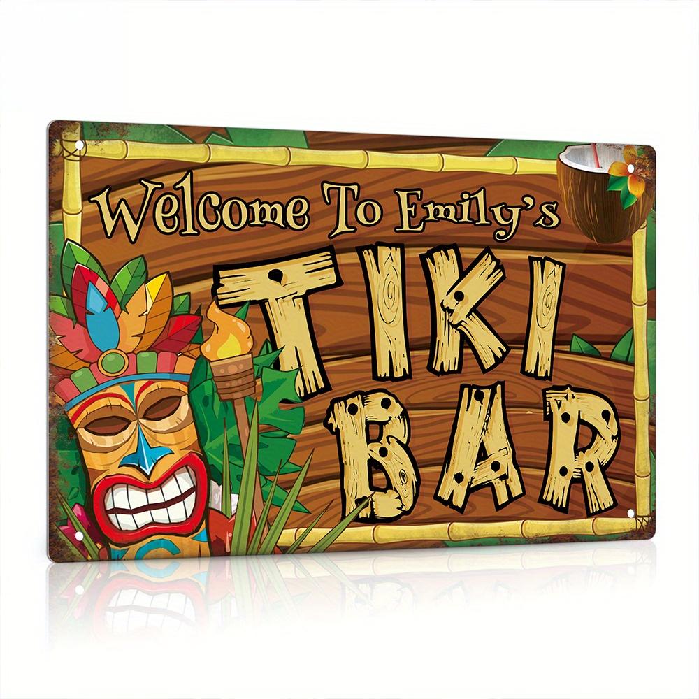 Custom  Decor Tiki Bar Sign, P - Home Decor Kolkata 评论和价格
