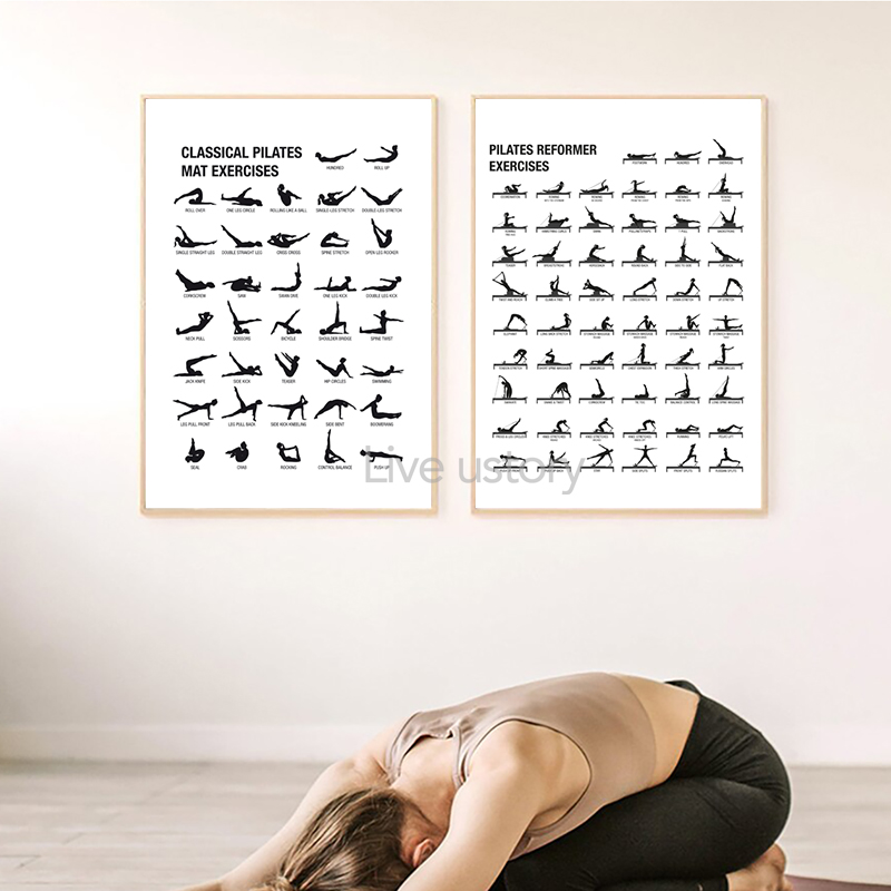 Frameless Pilates Workout Char - Home Decor Yoga 评论和价格
