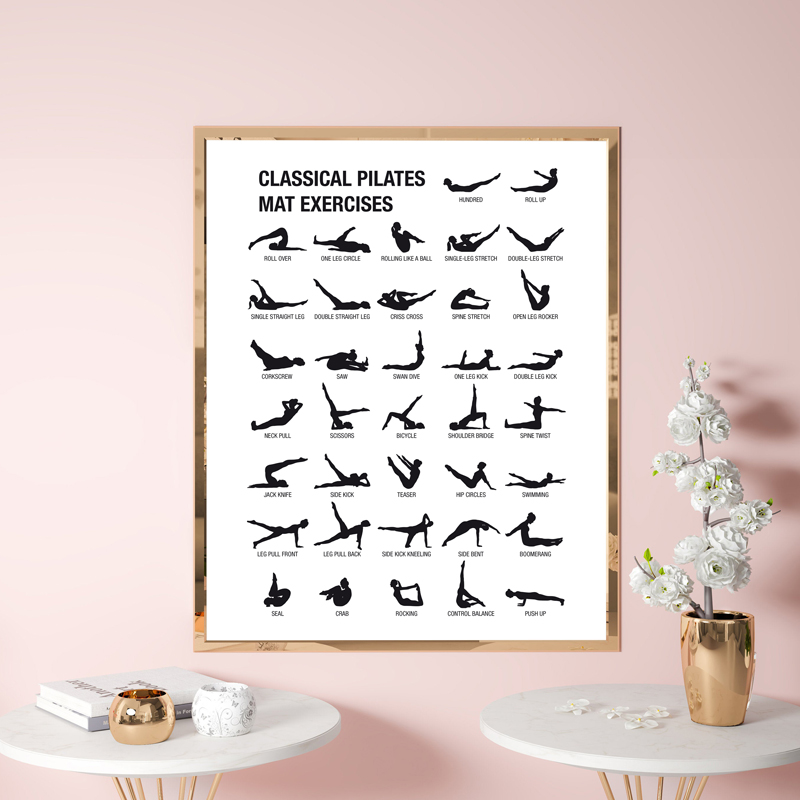 Frameless Pilates Workout Char - Home Decor Yoga 评论和价格