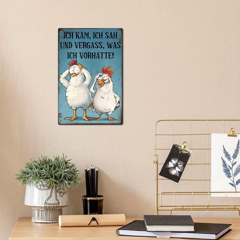 Vintage Metal Wall Sign with G - Home Decor Quotes Ideas 评论和价格