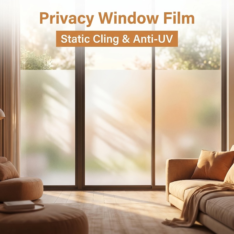 Pure White Frosted Privacy Win - Home Decor Kolkata 评论和价格